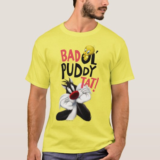 SYLVESTER™ & TWEETY™ - Gemeine Ol'Puddy-Anweisung T-Shirt (Vorderseite)