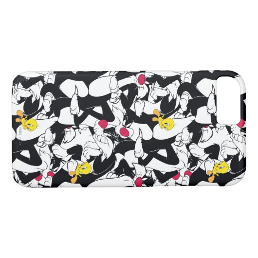 SYLVESTER™- & TWEETY™-Muster Case-Mate iPhone Hülle (Rückseite (Horizontal))
