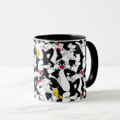 SYLVESTER™- & TWEETY™-Muster Tasse (VorderseiteRechts)