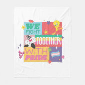 SYLVESTER™ & TWEETY™| We Fight Together With Pride Fleecedecke (Vorderseite)