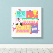 SYLVESTER™ & TWEETY™| We Fight Together With Pride Leinwanddruck (Insitu (Holzboden))