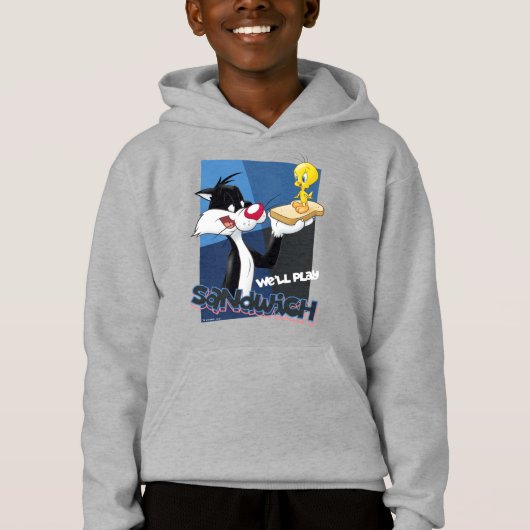 SYLVESTER™ & TWEETY™ "We'll Play Sandwich" Hoodie (Vorderseite)