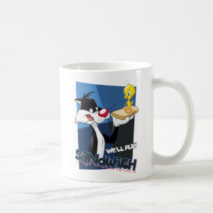 SYLVESTER™ & TWEETY™ "We'll Play Sandwich" Kaffeetasse