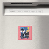 SYLVESTER™ & TWEETY™ "We'll Play Sandwich" Magnet (In Situ (Geschirrspüler))