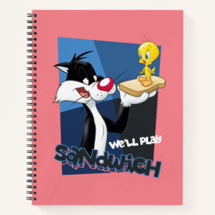SYLVESTER™ & TWEETY™ "We'll Play Sandwich" Notizblock