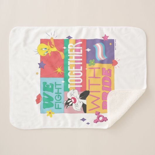 SYLVESTER™ & TWEETY™| Wir kämpfen mit Stolz Sherpadecke (Vorderseite (Horizontal))