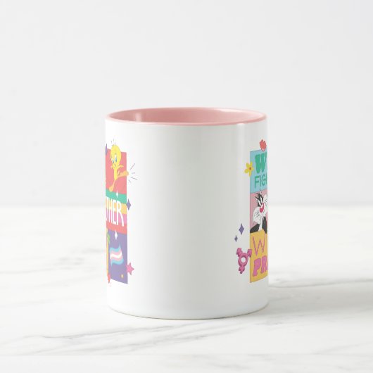 SYLVESTER™ & TWEETY™| Wir kämpfen mit Stolz Tasse (Zentrum)