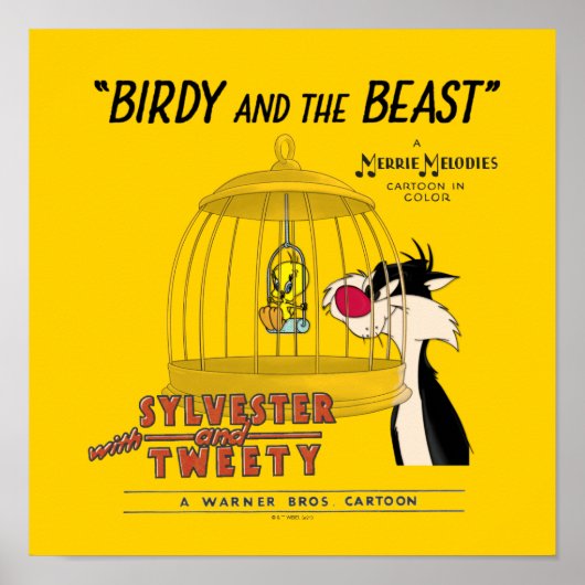 SYLVESTER™ & TWEEY™ | Birdy and Beast Poster (Vorne)