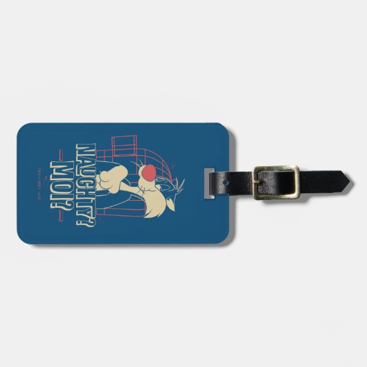 SYLVESTER™- Unartig? Moi? Gepäckanhänger (Vorderseite horizontal)