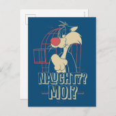 SYLVESTER™ - unartig? Moi? Postkarte (Vorne/Hinten)