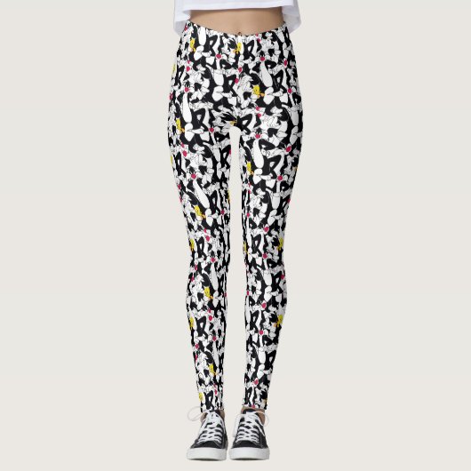 SYLVESTER™- UND TWEETY™-Muster Leggings (Vorderseite)