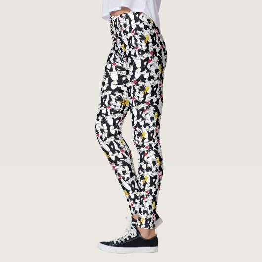 SYLVESTER™- UND TWEETY™-Muster Leggings (Links)