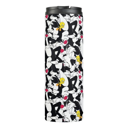 SYLVESTER™- UND TWEETY™-Muster Thermosbecher (Rückseite)