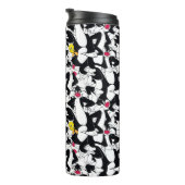 SYLVESTER™- UND TWEETY™-Muster Thermosbecher (Nach rechts gedreht)