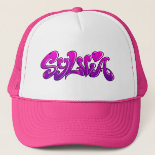 SYLVIA-Graffiti-Name - Truckerkappe