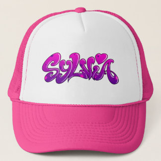 SYLVIA-Graffiti-Name - Truckerkappe