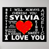 Sylvia I Liebe You Poster (Vorne)