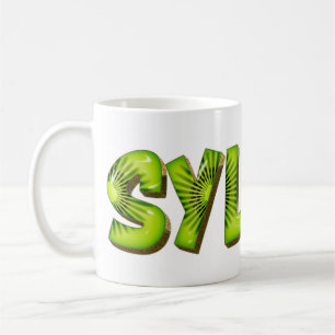 Sylvia Name Kiwi Style Tasse Teetasse Kaffeetasse