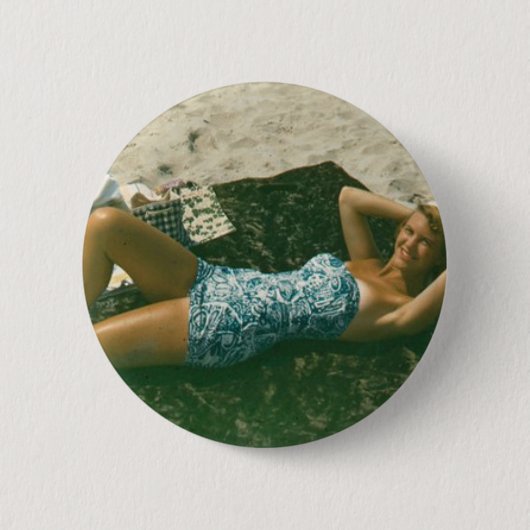 Sylvia plath Knopf Button (Vorderseite)