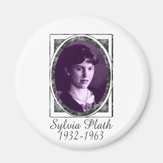 Sylvia Plath Magnet (Vorne)
