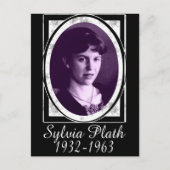 Sylvia Plath Postkarte (Vorderseite)