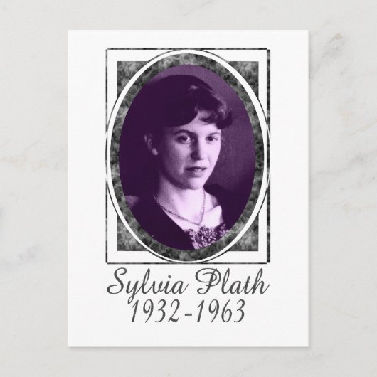 Sylvia Plath Postkarte (Vorderseite)