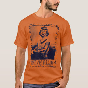 Sylvia Plath Retro Fan Art Design 1 T-Shirt
