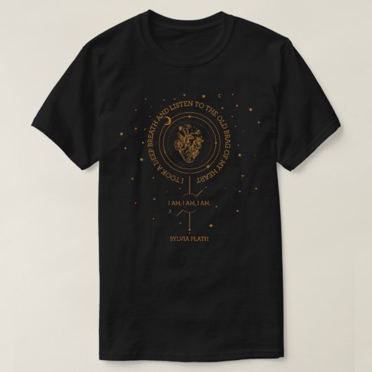 Sylvia Plath T-Shirt (Design vorne)