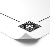 Sylvia Plath Writing Quote Poster (Ecke)