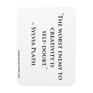Sylvia Plath-Zitat-Magnet Magnet