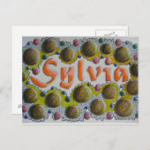 Sylvia Postcard Postkarte (Vorne/Hinten)