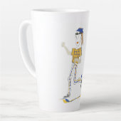 'Sylvie' Life ist keine Testlaufzeit Latte Tasse (Linke Ecke)