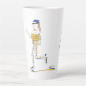 'Sylvie' Life ist keine Testlaufzeit Latte Tasse (Vorderseite)