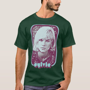 Sylvie Vartan Francophile Retro Ästhetik Design T-Shirt