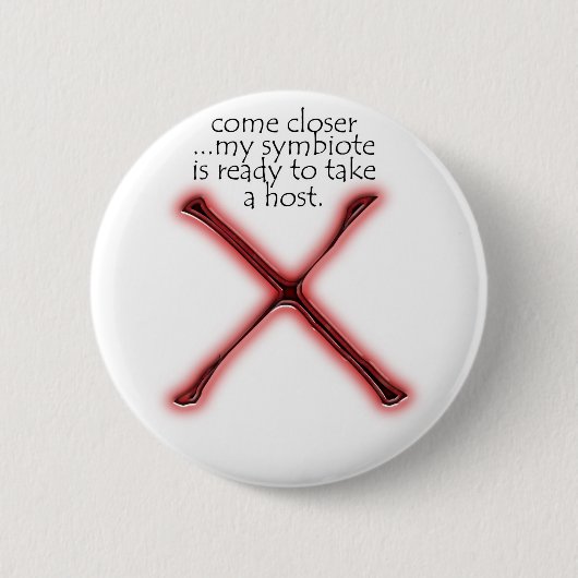 Symbiote Beutel Button (Vorderseite)