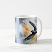Symbiotic Sky Dancer: Graceful Swift BIrd Kaffeetasse (VorderseiteRechts)