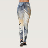 Symbiotic Sky Dancer: Graceful Swift BIrd Leggings (Rückseite)