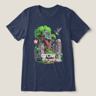 Symbiotische Stadt Tri-Blend Shirt