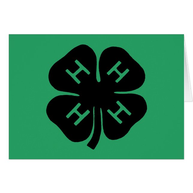 Symbol: 4-H Club (Vorderseite (Horizontal))