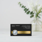 Symbol "Accountant Finance Services Gold Strip Glo Visitenkarte (Stehend Vorderseite)