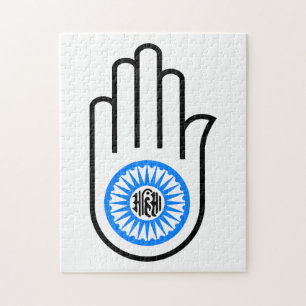 Symbol Ahimsa Hinduismus Buddhist Jaina Jainismus Puzzle