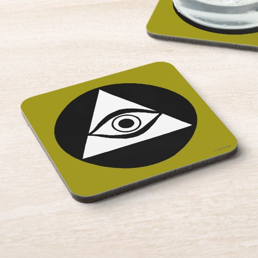 Symbol: Alles sehende Auge Getränkeuntersetzer (Linke Seite)