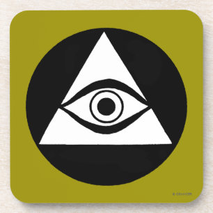 Symbol: Alles sehende Auge Getränkeuntersetzer