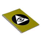 Symbol: Alles sehende Auge Notizblock (Rechte Seite)
