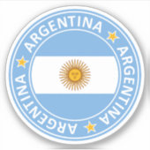 Symbol Argentiniens Aufkleber (Vorderseite)