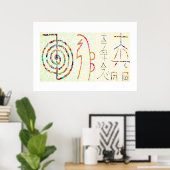 SYMBOL ART 2014 - Reiki Master Practice Poster (Heimbüro)