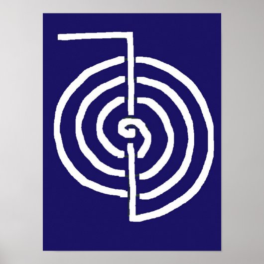 SYMBOL ART 2014 - Reiki Master Practice Poster (Vorne)