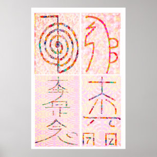 SYMBOL ART 2014 - Reiki Master Practice Poster
