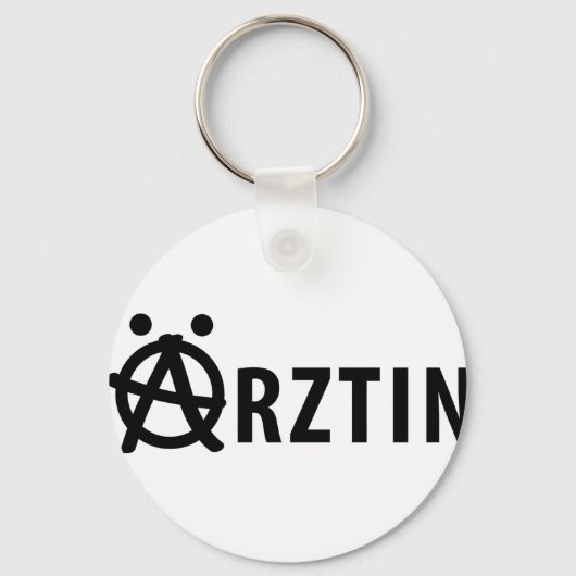 Symbol Ärztin Schlüsselanhänger (Vorderseite)