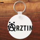 Symbol Ärztin Schlüsselanhänger (Vorderseite)